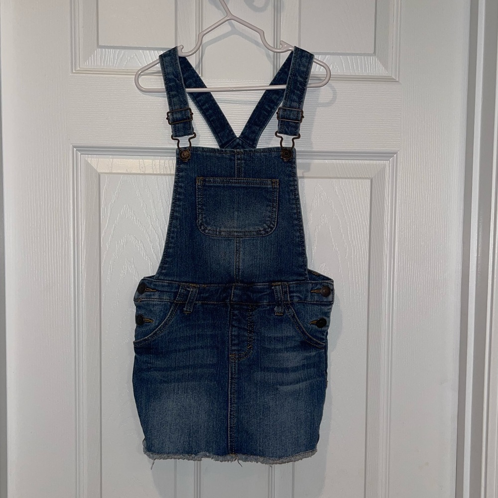 Jean overall dress